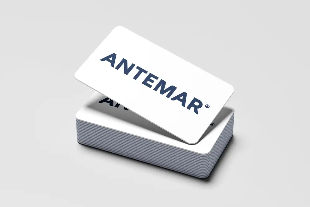 Marchio Antemar progettato da Agenzia PLUS – Branding e identità visiva