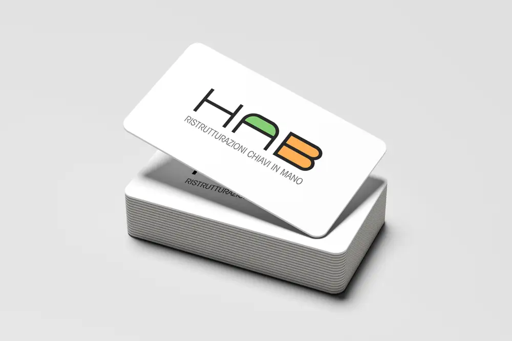 Marchio HAB progettato da Agenzia PLUS – Branding e identità visiva