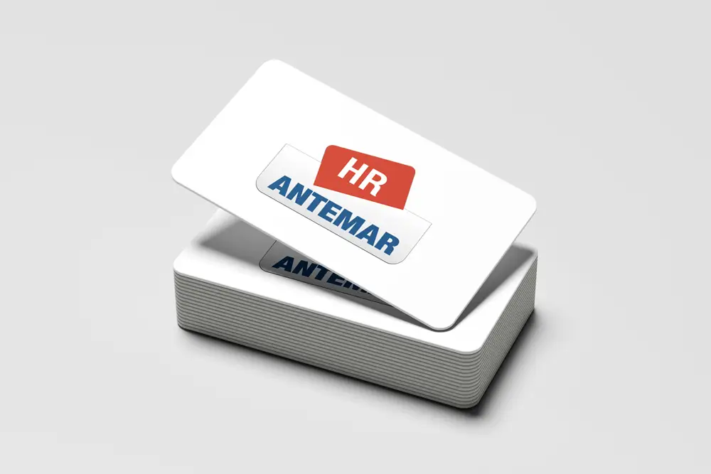 Marchio Antemar HR progettato da Agenzia PLUS – Branding e identità visiva