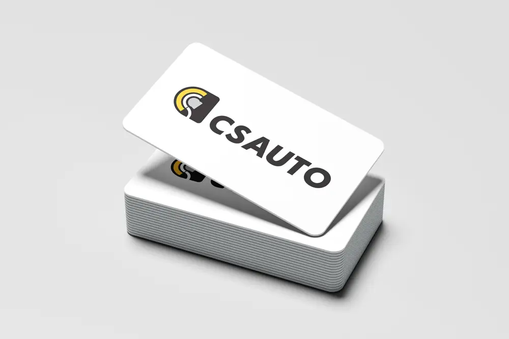 Marchio CS auto progettato da Agenzia PLUS – Branding e identità visiva