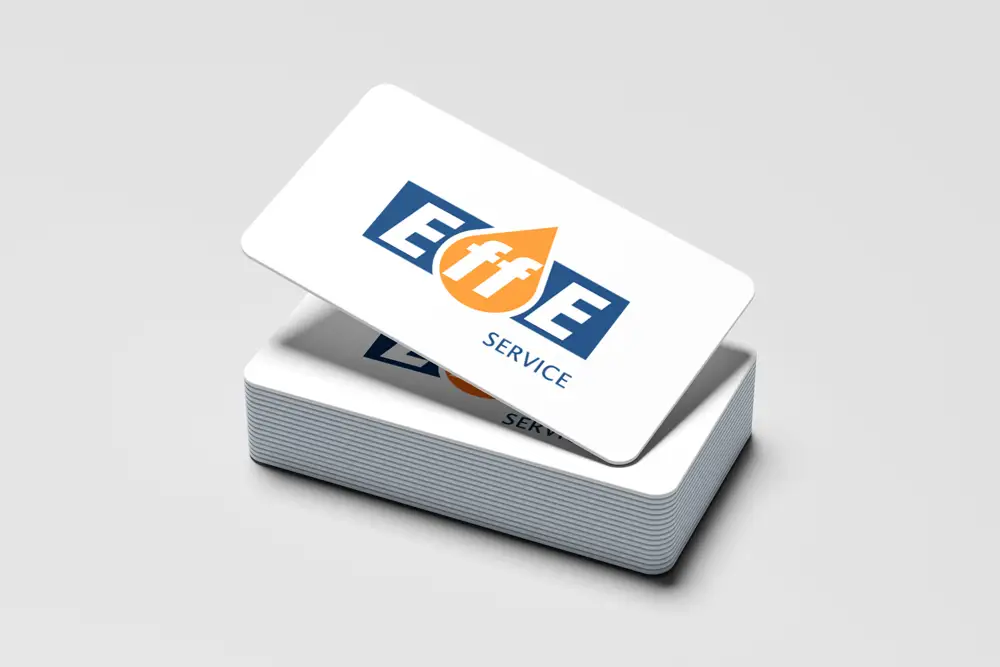 Marchio Effe service progettato da Agenzia PLUS – Branding e identità visiva