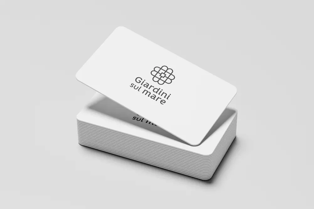 Marchio Giardini sul Mare progettato da Agenzia PLUS – Branding e identità visiva
