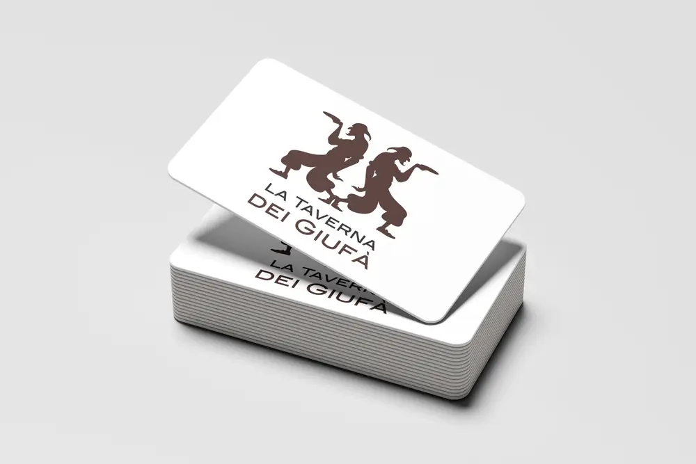 Marchio La taverna dei Giufà progettato da Agenzia PLUS – Branding e identità visiva