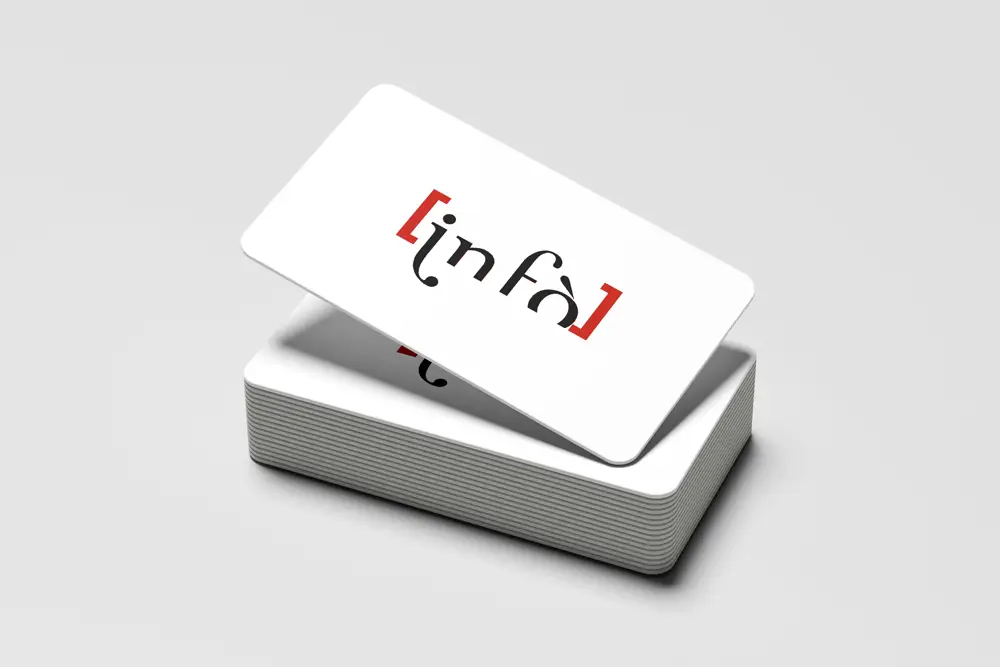 Marchio Infò progettato da Agenzia PLUS – Branding e identità visiva