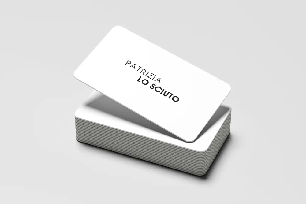 Marchio Patrizia Losciuto progettato da Agenzia PLUS – Branding e identità visiva
