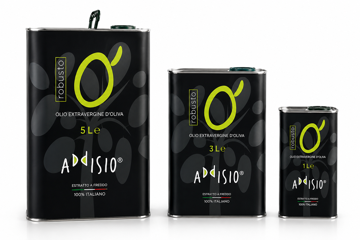 Lattine olio extravergine Addisio