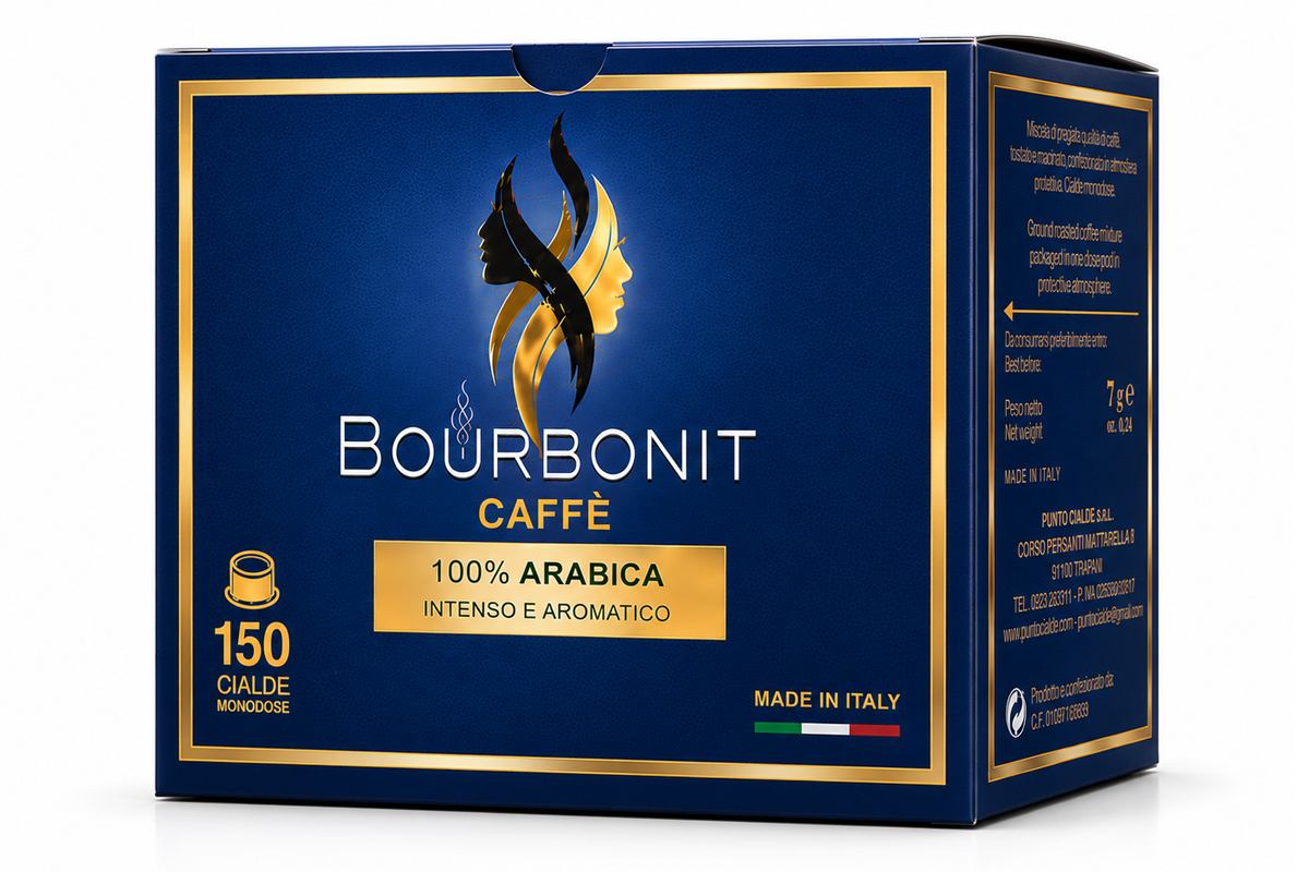 Box premium caffè Bourbonit blu